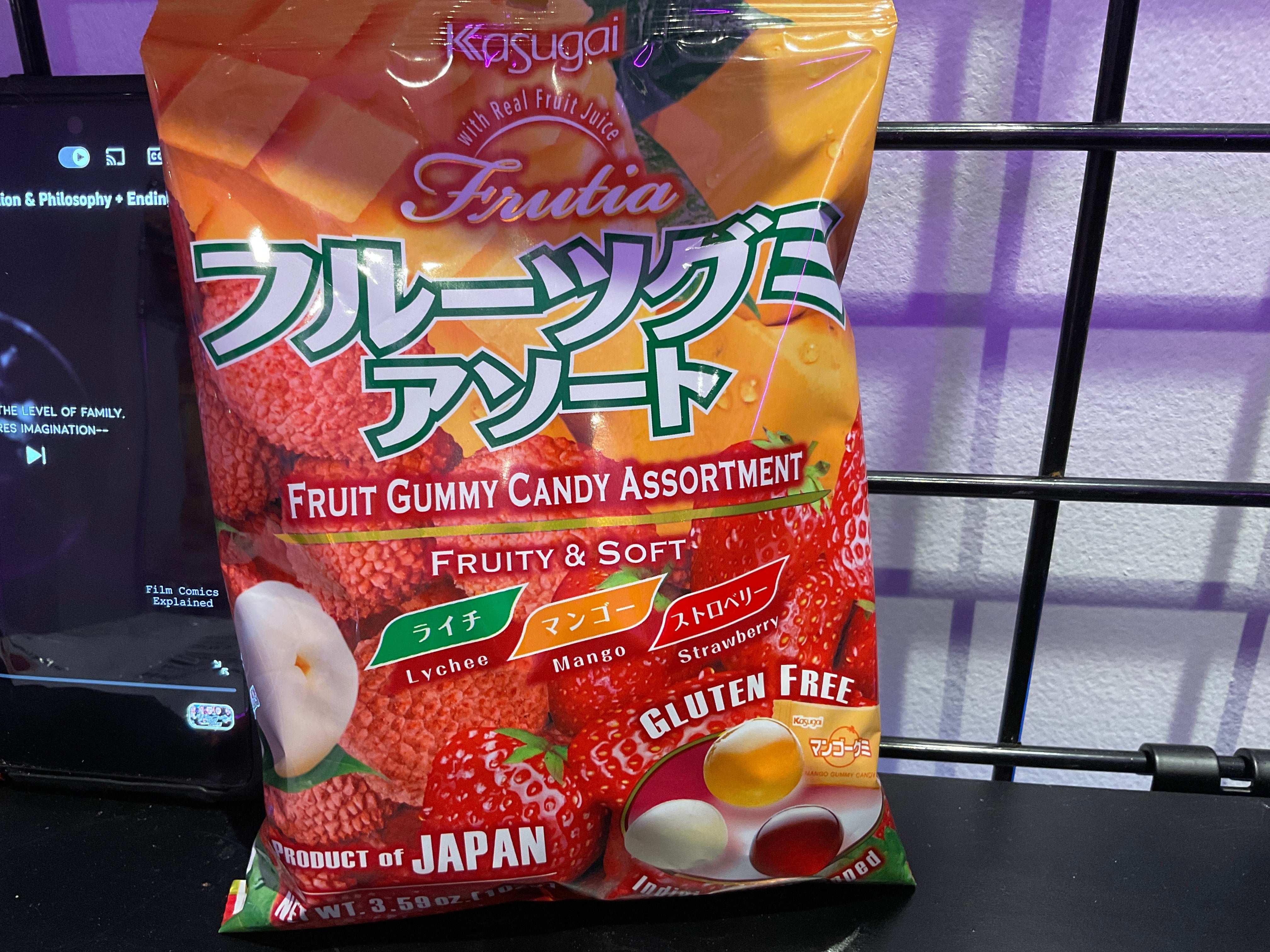 Frutia Gummy Candy (Lychee, Mango, Strawberry)