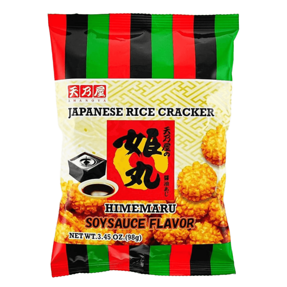 Himemaru Japanese Rice Crackers Soy Sauce Flavor 3.45 oz (98g)
