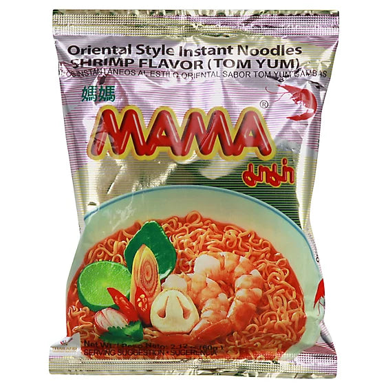 MAMA Shrimp Tom Yum Instant Noodles (Single)