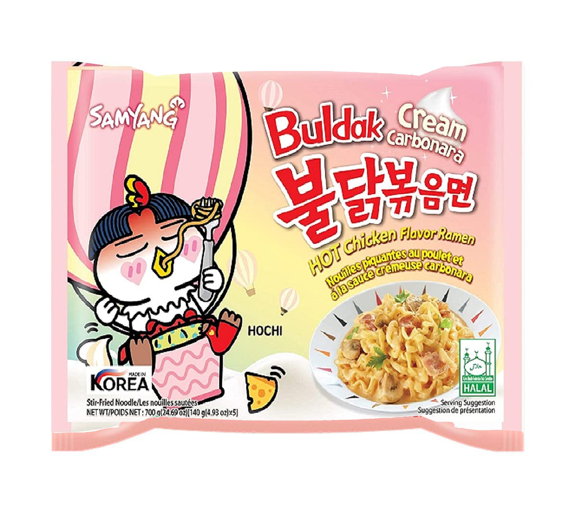 SY Artificial Spicy Chicken Flavor Ramen Cream Carbonara (SINGLE)