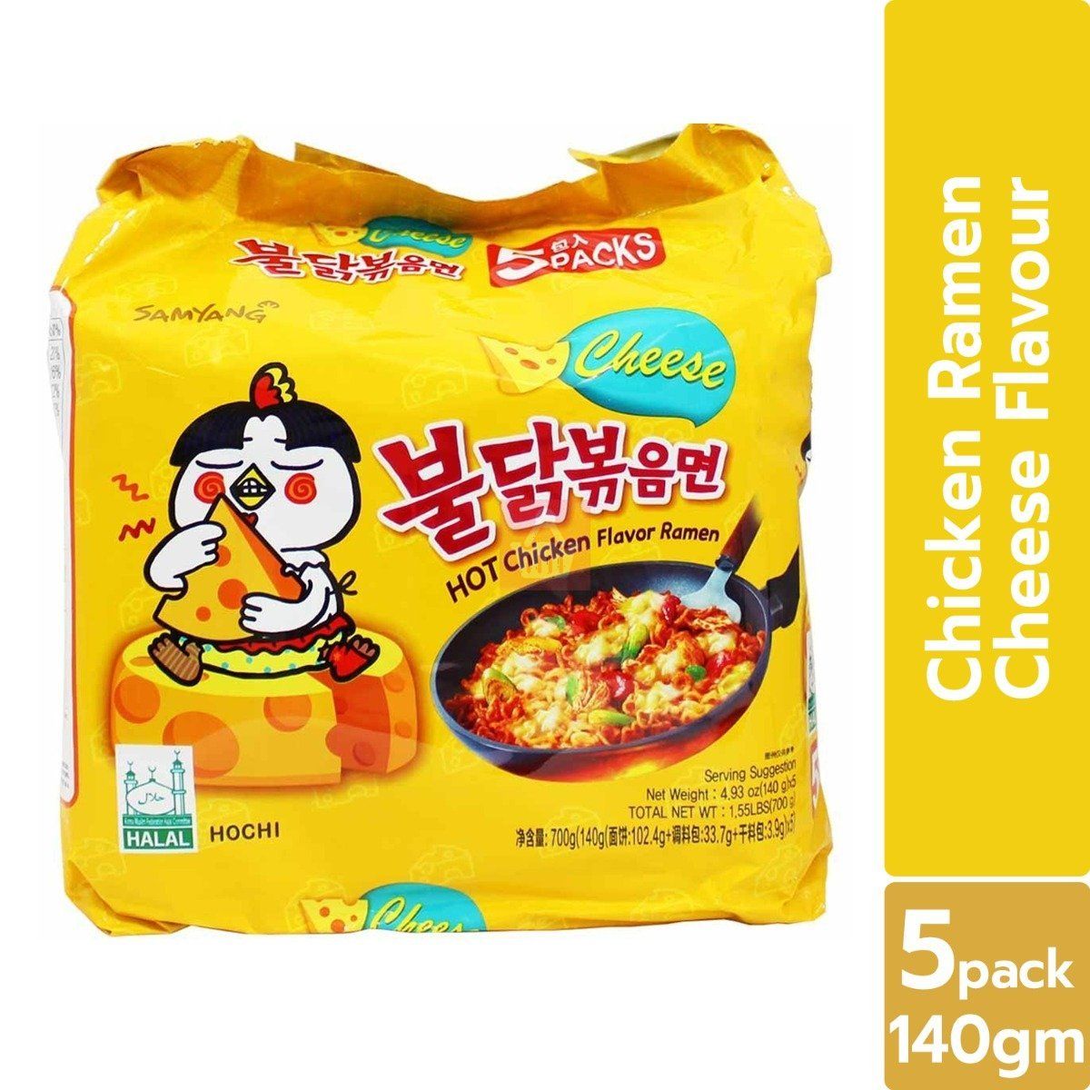 SY Artificial Spicy Chicken Flavor Ramen Cheese (SINGLE)