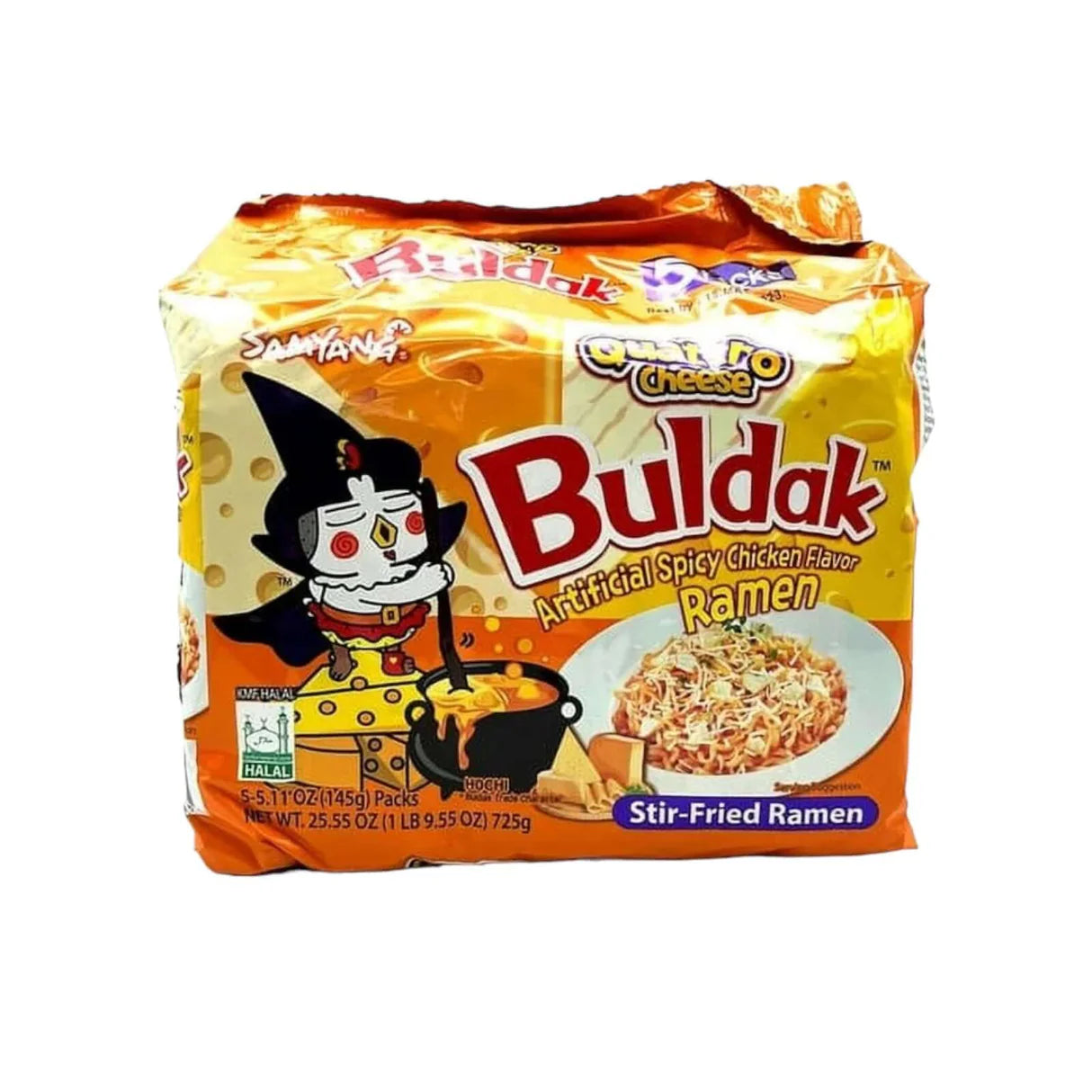 SY Artificial Spicy Chicken Flavor Ramen Quattro Cheese (SINGLE)