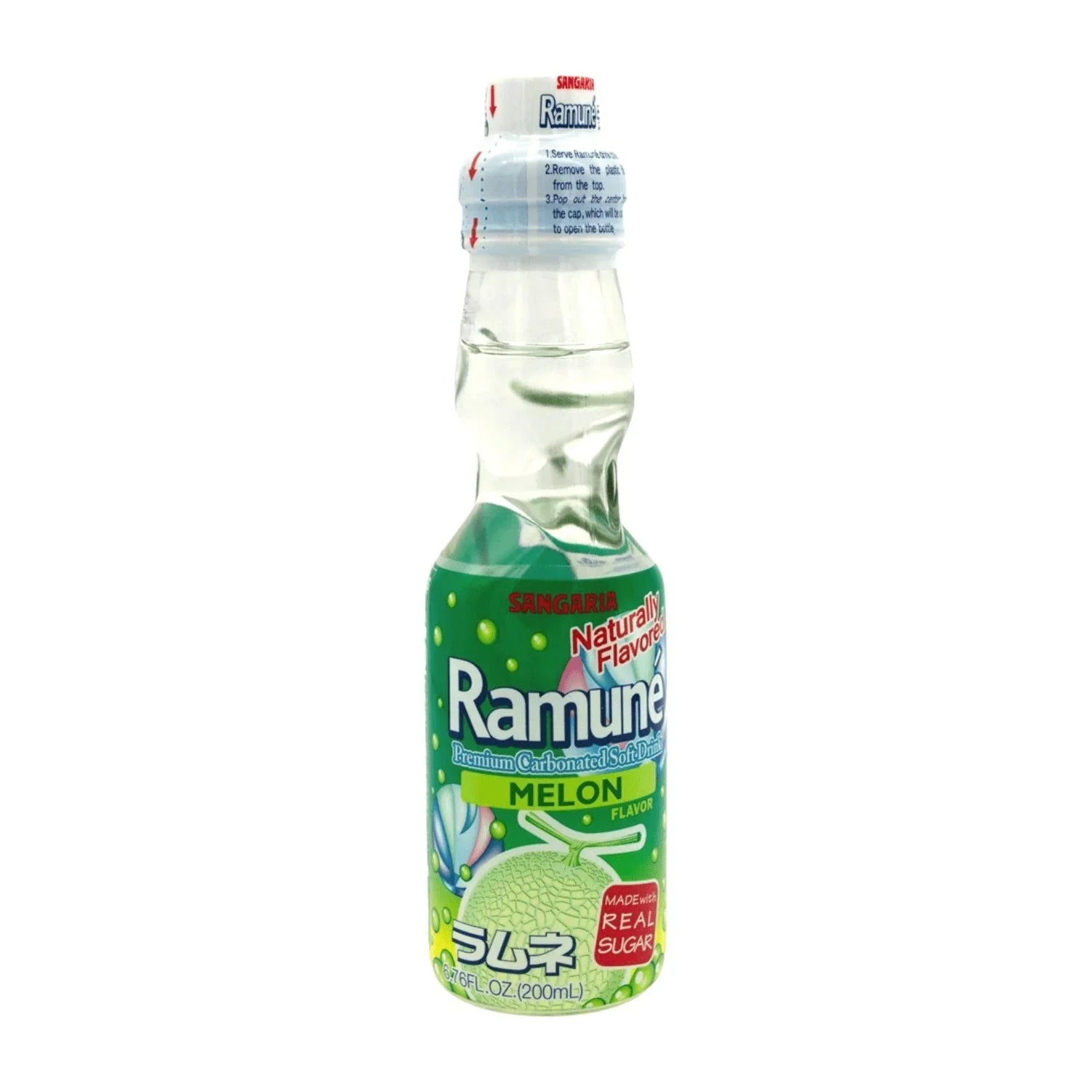 Sangaria Ramune Melon 6.76 fl oz (200ml)