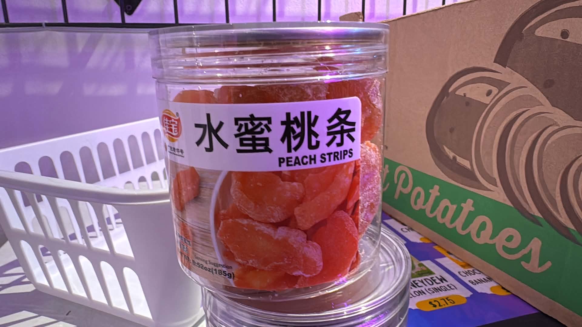 Peach Strips