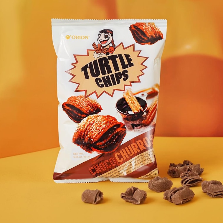Turtle Chips Choco Churros Big Size 5.6oz(160g)