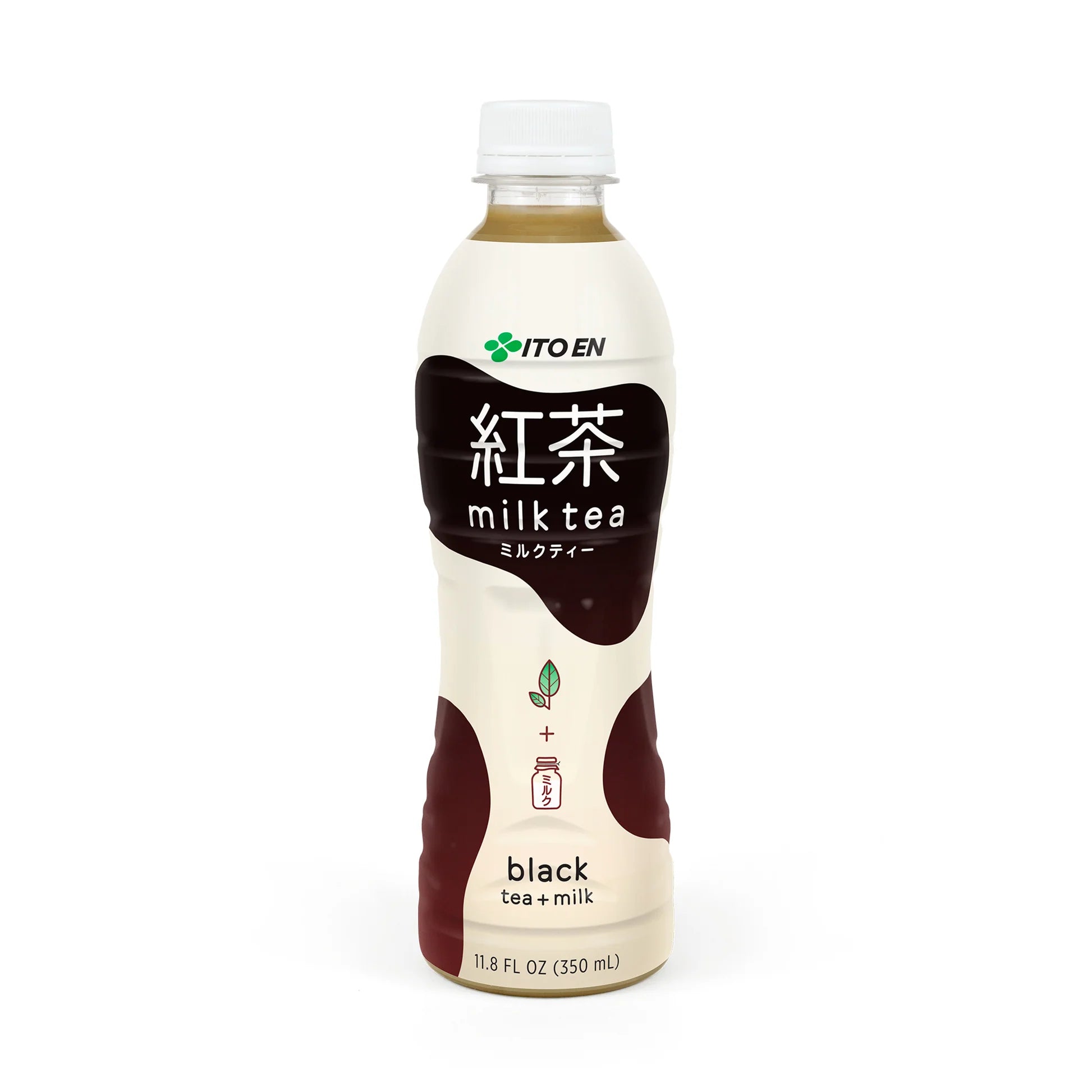 Ito En Black Tea + Milk Tea Bottled Tea 11.8 fl oz (350mL)
