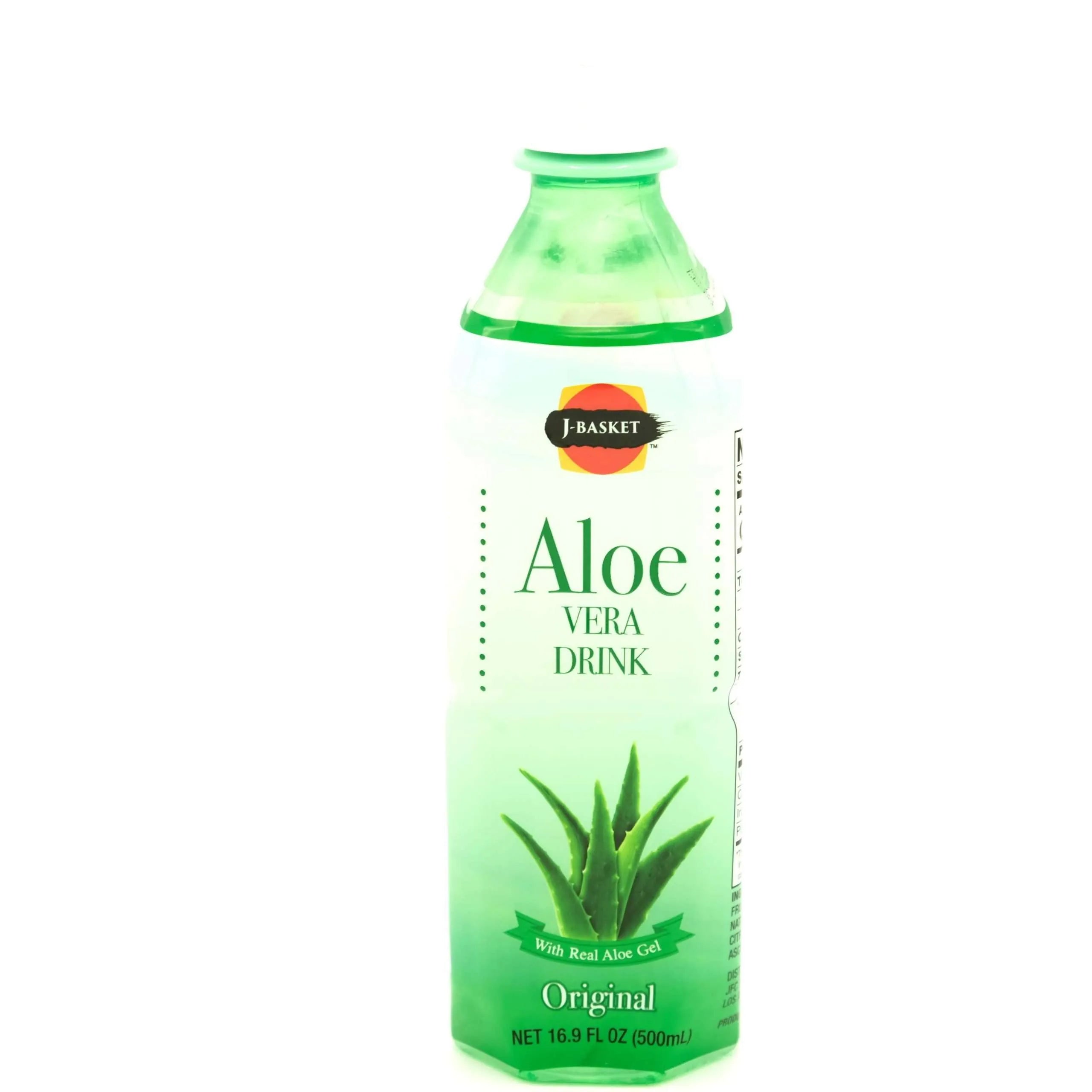 J-Basket Aloe Vera Drink Original - 16.9 fl oz (500 ml)