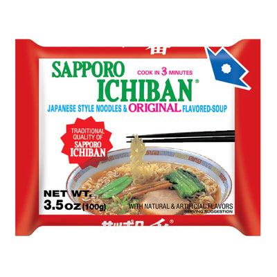 Sapporo Ichiban - Original Ramen Noodle Soup (3.5 oz) (100g) (Single)