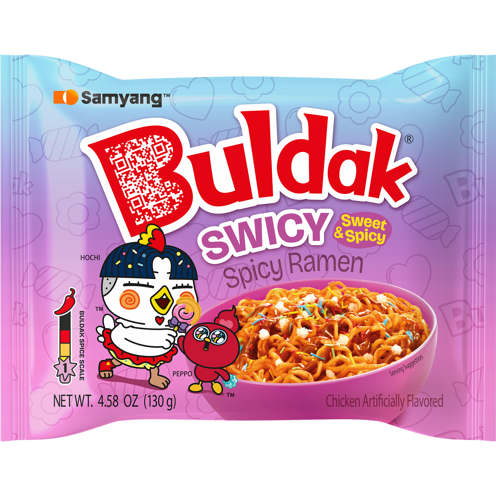 Samyang Buldak Swicy Sweet and Spicy Ramen 4.40 oz (125g) (Single)