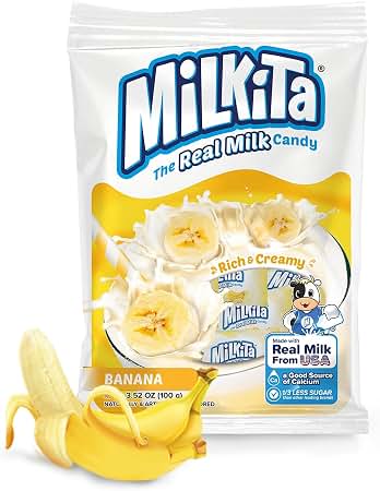 Milkita Creamy Banana Milk Candy 3.52oz (100g)