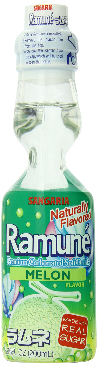 Sangaria Ramune Melon 6.76 fl oz (200ml)