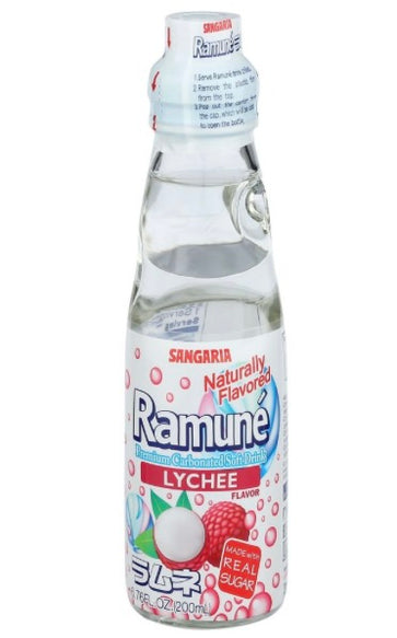 Sangaria Ramune Lychee 6.76 fl oz (200ml)