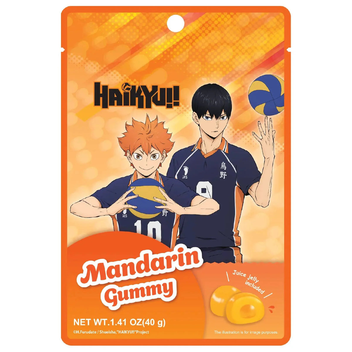 HAIKYU!! Mandarin Gummy 1.41 oz (40g)
